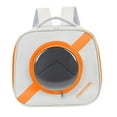 thumbnail image 1 of Bolsa para gatos Yuyangstore mochila transportadora Naranja con correa de hombro ajustable, 1 of 8