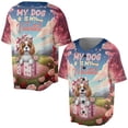 thumbnail image 3 of My Dog Is My Valentine Cute Cavalier King Charles Spaniel in Gift Box All Over Print 3D Baseball Shirt Dog Lover Gifts Softball Sport - 3006, 3 of 6