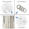 thumbnail image 5 of Beige Grey Waterproof Fabric Shower Curtain,Abstract Mottled Art Retro Modern Painting Waterproof Fabric Shower Curtain for Bathroom Curtains Bathtubs Shower Curtains with 12 Hooks Extra Long 72x96, 5 of 8