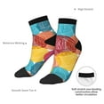 thumbnail image 6 of Pofeuu Colorful Wool Balls Print 30cm Socks, Adult Running Hiking Socks for Youth and Adult, 6 of 7