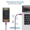 thumbnail image 4 of Type C Charger Block Fast Charging, PD 20W Charging Block with Type C to C Cable 6FT, USB C Block Charger Wall Adapter Plug Charger Station Power Base Compatible for iPhone Samsung Android, Pink, 4 of 7
