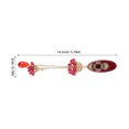 thumbnail image 2 of unbranded 2Ud Pasadores De Antiguos Chinos Con Borlas Y Doradas Para Fiesta Y Accesorios Hanfu En Rojo, 2 of 8