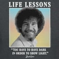 thumbnail image 3 of Teelocity Bob Ross Life Lessons Charcoal Heather Short Sleeve Graphic Tee, 3 of 4