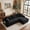 106" Black, variant on 95" Cloud Sectional Boneless Couches for Living Room, Modular L Shaped Couch with Deep Seat Left Facing Chaise & Side Pockets, Corduroy Memory Foam 3 Seater Sofa for Apartment, No Assembly, Black