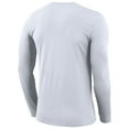 thumbnail image 3 of Nike  White Kansas State Wildcats 2023 On Court Bench Long Sleeve T-Shirt, 3 of 3