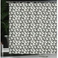 thumbnail image 4 of Ambesonne Night Shower Curtain, Bears Sleeping on Moon, 69"Wx84"L, Charcoal Grey Cream, 4 of 5
