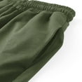 thumbnail image 5 of Wuxian Women'S Casual Sweatpants Loose Wide Leg Solid Color Drawstring Elastic Waist Comfortable Summer Baggy Trousers Breathable Soft Stretchy Palazzo Track Pants Joggers,Green,L, 5 of 8
