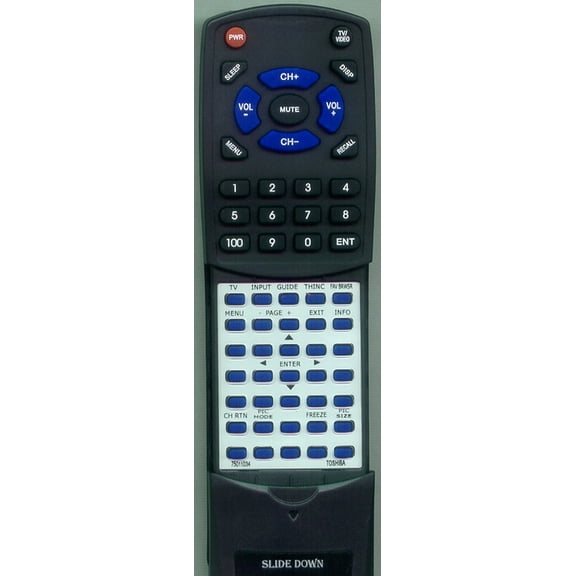 Replacement Remote for TOSHIBA 75011034, RT75011034, CT90303, 40XF550U, 46XF550U, 42XV540U, 52XV540U, 52XF550U, 46XV540U