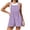Purple, variant on akafmk Overalls for Women Bib Polka Dots Sleeveless Adjustable Straps Casual Romper with Pockets Cute Daily Summer Outfit, Size XXL