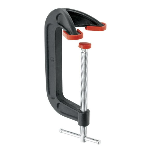 Bessey Dbl Anvil C-Clamp, 6", Iron, Light, 1200 lb. DHCC-6