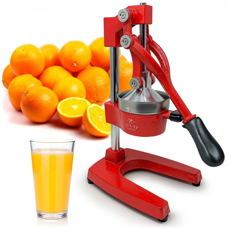Zulay Kitchen Professional Heavy Duty Citrus Juicer Large Pomegranate