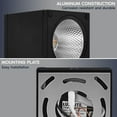 thumbnail image 4 of Luxrite Outdoor LED Up-Down Cube Wall Light, 3CCT 3000K-5000K, 18W, Aluminum, IP65, ETL 2-Pack, 4 of 7