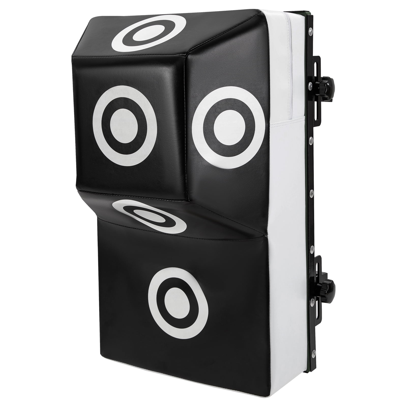 Punching Bag with Target Point, Wall Mount Height Adjustable Uppercut Heavy Boxing Bag for MMA Training Black