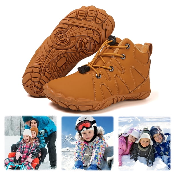 Botas Tobillo Minimalistas Botines Altos Nieve Invierno para Y Niñas