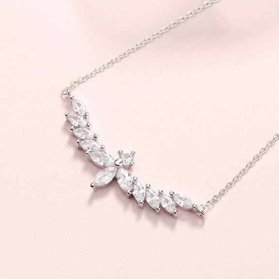 Sterling Silver Angel Wings with Crystals