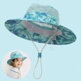 thumbnail image 2 of NIEWTR Baby Toddler Sun Hat,Boys Girls Adjustable Bucket Hat for Kids UPF 50+ Sun Protective Child Summer Beach Hats 0-5 Years（Mint Green,12-24 Months), 2 of 5