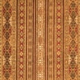 thumbnail image 1 of Ahgly Company Indoor Square Oriental Orange Modern Area Rugs, 6' Square, 1 of 4