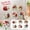 D Black, variant on Diamond Painting Magnets 6 Piece Diy Paw Print Refrigerator Set 4.7 X 3.5 X 0.8 Inch Cat Lover Kitchen Decor Craft Kit