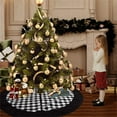 thumbnail image 5 of Gupgi Christmas Tree Skirt with Plaid Pattern, Farmhouse Decoration, 5 of 5