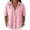 Pink, variant on Enjoytime Women Tops V Neck Collared Half Zip Up Short Sleeve Shirts Summer Casual Work Blouses