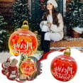 thumbnail image 1 of Fiudx Adorno Navideño para Exterior, Bolas Inflables de Pvc, Diseño Robusto y Resistente a La Intemperie, Ideal para Patio, Porche, Decoración Navideña, Control Remoto Incluido, 60 Cm de Diámetro., 1 of 7