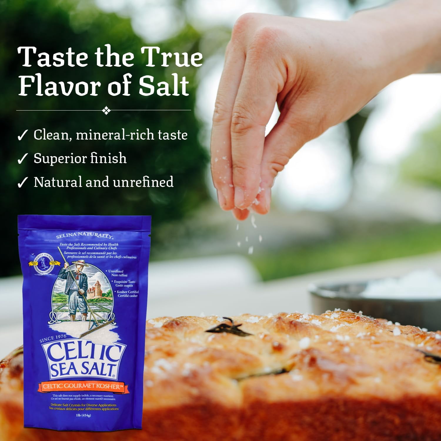 (Pack of 6) Celtic Gourmet Salt 1 Lb
