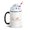 Black, variant on Rebloom Music - Golden Logo Mug with Color Inside