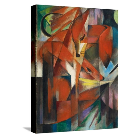 Art.com The Fox, c.1913 Stretched Canvas Print Wall Art by Franz Marc, 12" x 16"