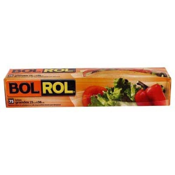 Bolsas para almacenar Bol Rol grandes ideales 75 pzas