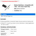 thumbnail image 2 of Battery Hold Down - Compatible with 1988 - 1997 Ford F Super Duty 1989 1990 1991 1992 1993 1994 1995 1996, 2 of 2