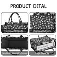thumbnail image 4 of Large Capacity Tote Bag,Paw Prints and Bones Handbag Fashion Luxury Tote Bag,15.7"x13"x 5.1" Inches,Laptop Compatible, 4 of 6
