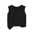 thumbnail image 4 of BCSIOAOI Toddler Boys Tank Tops,Cotton Crew Neck Plain Solid Sleeveless Casual Sports Tank Tops Black 3-4t, 4 of 6
