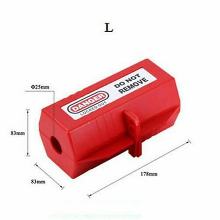 

Goodhd Plastic Tag Out Device Safety Tools Electrical Plug Lockout Box