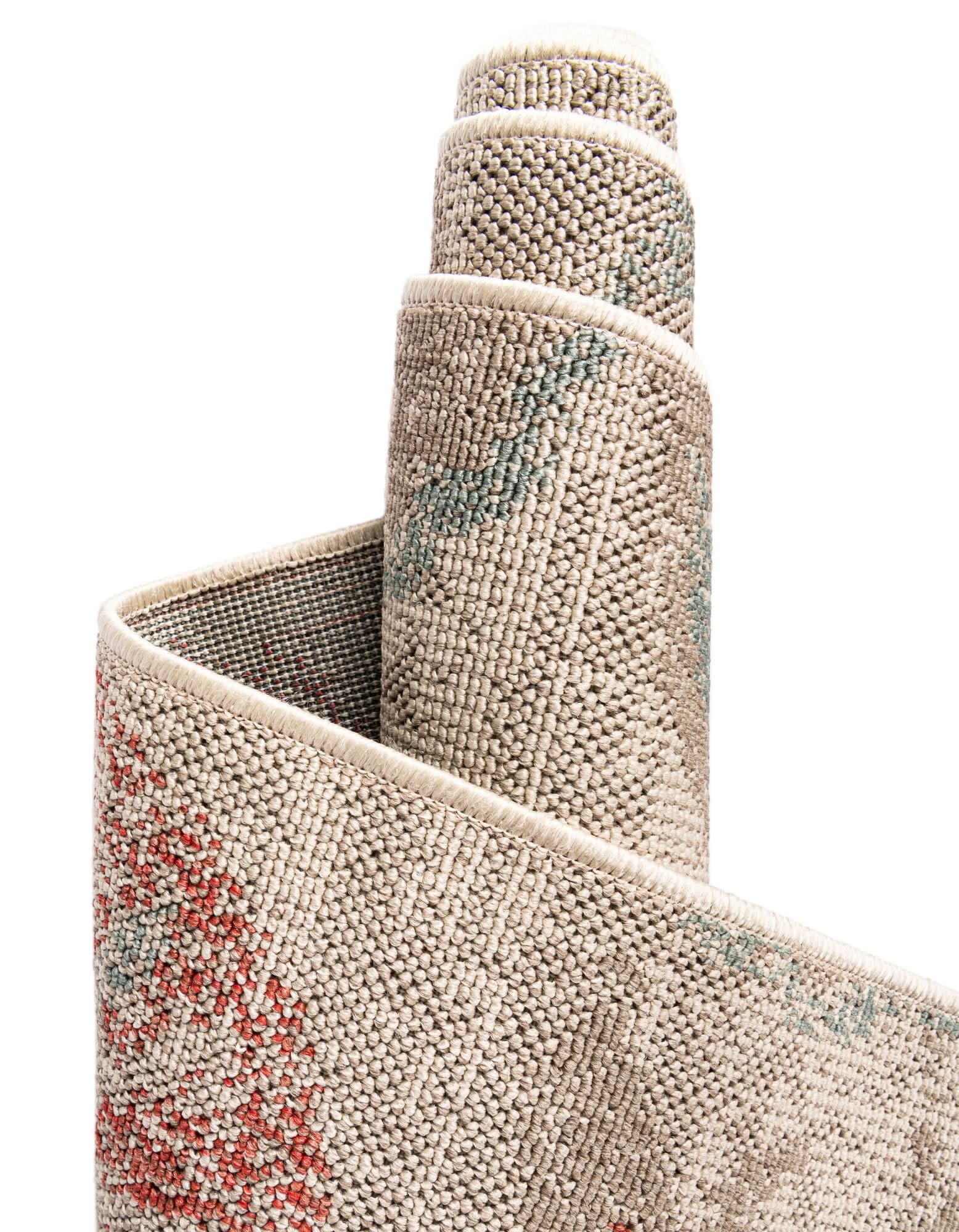 Unique Loom Outdoor Botanical Collection Area Rug - Fern (10' x 14' 2" Rectangle Beige/Light Brown)