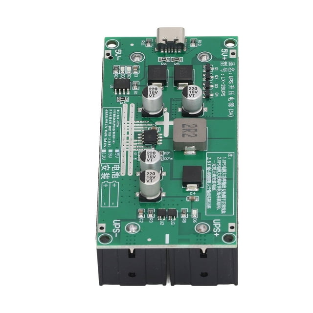 Battery Step Up Charger Board, No Delay Lithium Battery Charging Boost Module 15W 3A Dual Color LED For Electrical Device 5V 1A,9V 500mA,12V 350mA