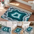 thumbnail image 5 of Entryway Rug 2'x3', Green Agate Small Rug for Kitchen Bathroom Door Mat Indoor Entrance, Ombre Modern Abstract Art Non-Slip Area Rugs Floor Mats Carpet Front Door Rugs, 5 of 8