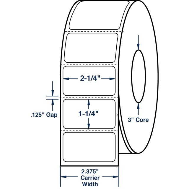 Compulabel 623024, 2-1/4