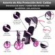 thumbnail image 3 of Triciclo Evolutivo 8 en 1 Bicicleta Infantil Carriola Cajuela Promeyco Colo Rosa, 3 of 6