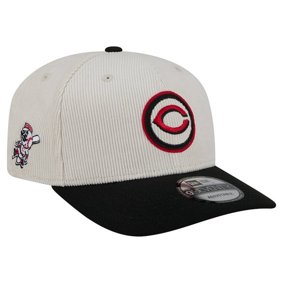 Men's New Era  Cream Cincinnati Reds Loyal 9SEVENTY Adjustable Hat