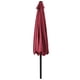 thumbnail image 5 of Media sombrilla de patio ABCCANOPY de 2,7 m (color burdeos) con sistema de manivela, 5 of 7