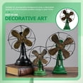 thumbnail image 2 of EASTINVintage Home Decor Fans Desk Oscillating Decorations Retro Green, 2 of 8
