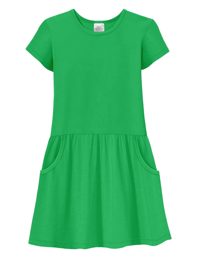 green emerald velvet dress Ivory Jersey Drop Waist Mini Dress Medium main image 0