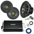 thumbnail image 1 of Audio Upgrade Package: 12" CompVR 4 Ohm DVC Subwoofer, 6.5" CS 300 Watts 2-Way Speakers - Pair, Kicker DX 4-Channel 500 Watts Car Stereo Amplifier, Amp Installation Kit, 1 of 6