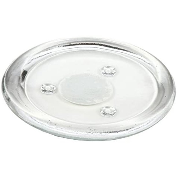 Hosley's 4 inch Diameter, Clear Glass Pillar Candle Plate