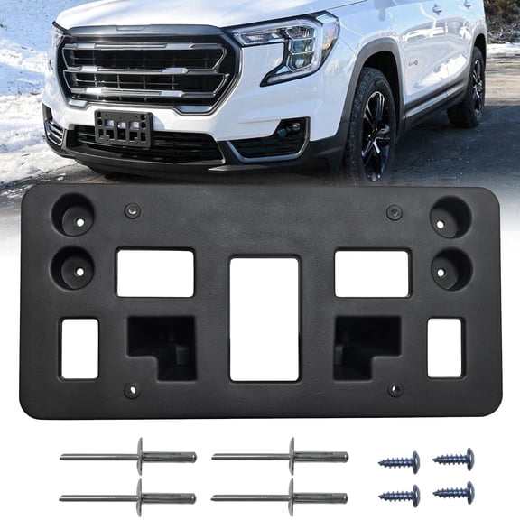 KYYET Front Bumper License Plate Frame Bracket Holder Fits for 2022 2023 2024 Gmc Terrain Replace GM1068248 84406676