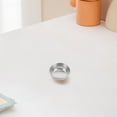 thumbnail image 3 of Dsseng 2pcs Soy Sauce Dish Mini Individual Saucers Bowl Round Seasoning Dishes Aluminum Sushi Dipping Bowl Appetizer Plates Silver, 3 of 6