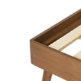thumbnail image 4 of GDFSTUDIO Adult King Mid-Century Acacia Wood Standard Bed, Brown, 4 of 7