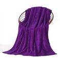 thumbnail image 1 of Xiao Hua toallas de mano para baño, fibra ultrafina, multiusos para baño, gimnasio, ducha, deportes, toallas. Resiste diversas situaciones sin esfuerzo. 35,43 x 74,8 pulgadas (morado oscuro)., 1 of 5
