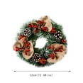 thumbnail image 3 of Vikakiooze Christmas Decorations Indoor Holiday Christmas Teng Strip Venue Layout Props Wreath Ornaments Door Hanging, 3 of 5