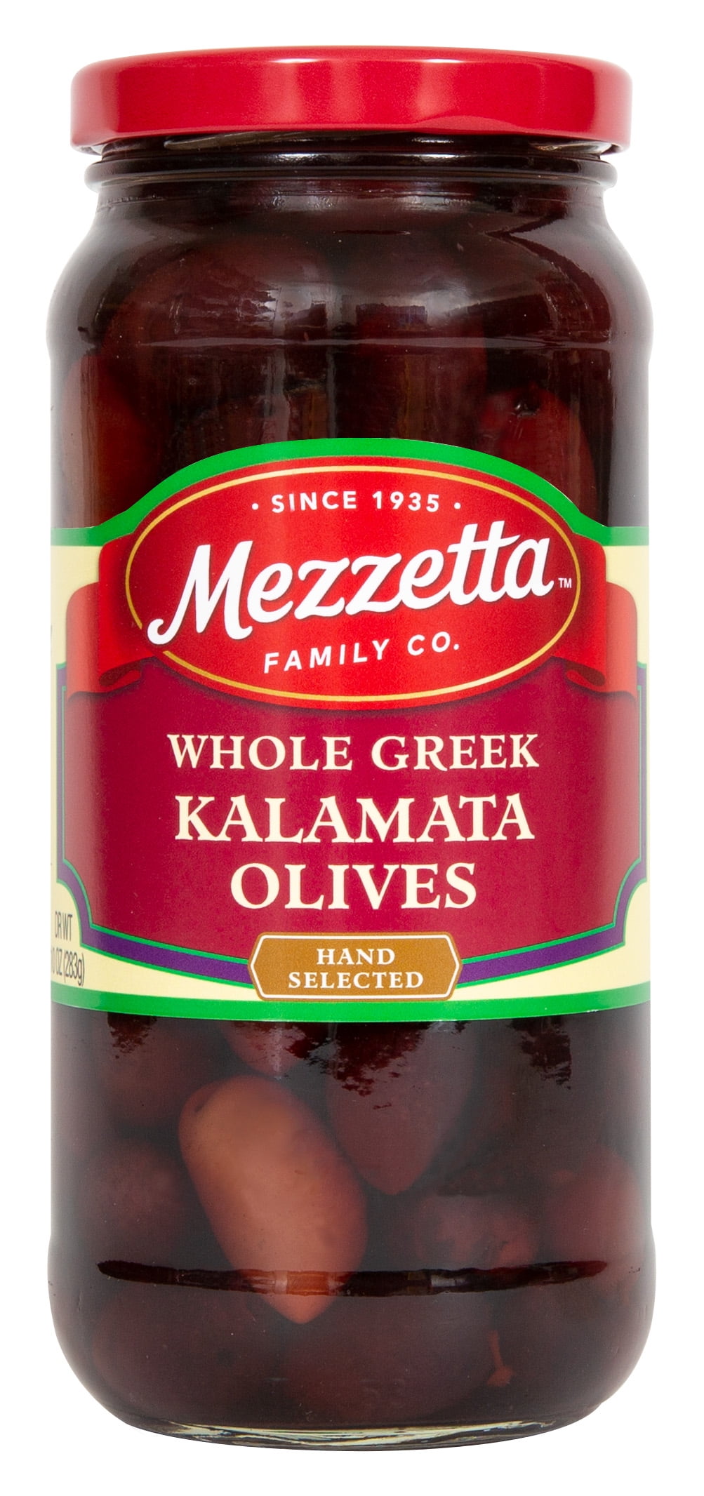 Mezzetta Whole Greek Kalamata Olives, 10 Oz